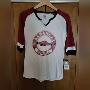 Rivalry Threads Arkansas Razorback Quarter Sleeve Shirt